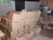 بالصور: فاعل خير من يافا يتقدم بـ100 طرد غذائي لجمعية يافا للإغاثة الانسانية 